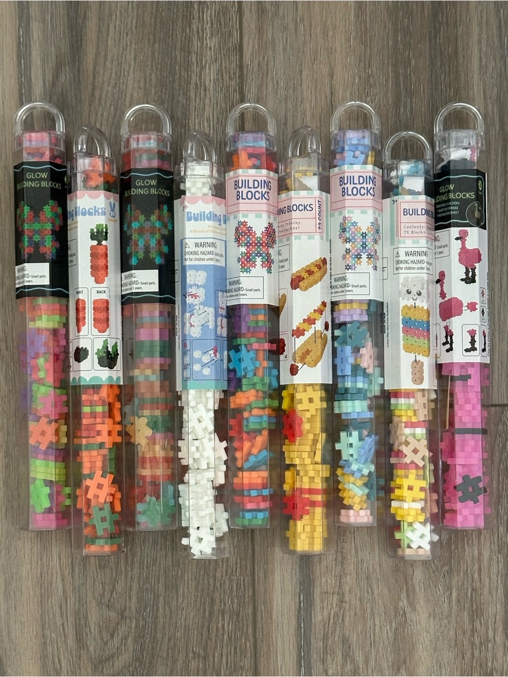 ULTIMATE Hashtag Building Blocks LOT! 9 DIFFERENT COLOR SETS!!!
